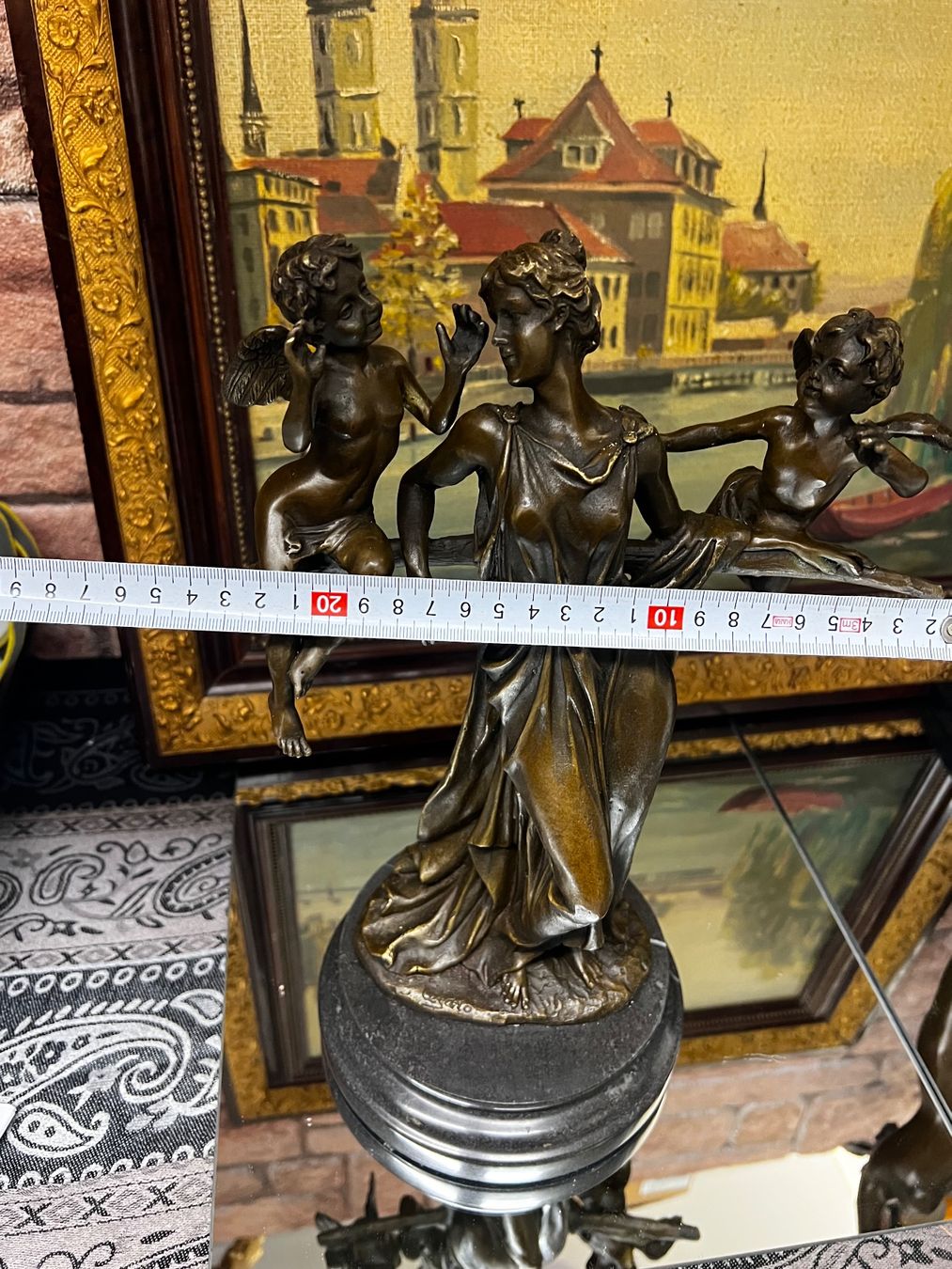 Sculture & Statue: Top Bronzefigur "Frau mit Putten" – Usato da Oberengstringen venduto da Cici7 7