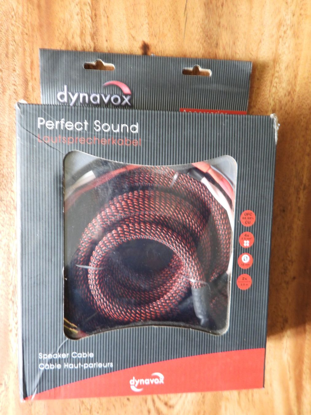 Dynavox Cavi: Dynavox Perfect Sound 2x3M Speaker Cable – Nuovo (secondo la descrizione) da Tavannes venduto da jimananas 1
