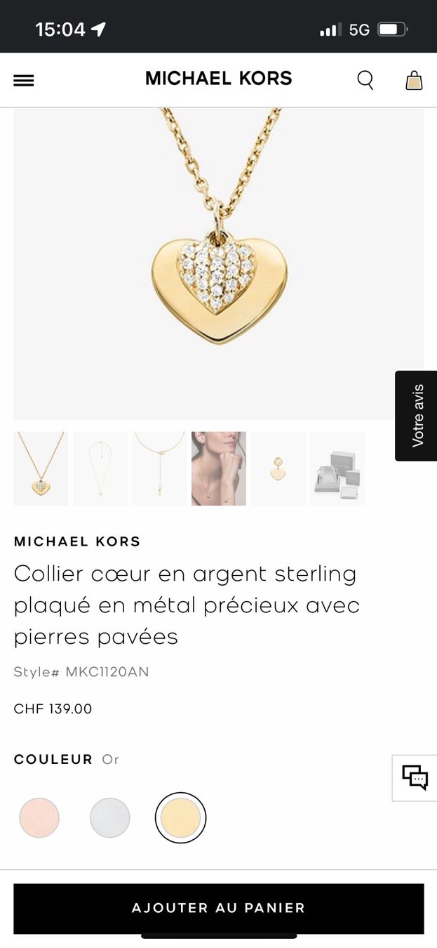 Michael Kors Colliers: Collier Michael Kors – Neuf avec emballage d'origine à Charmey (Gruyère) par ya_12 7