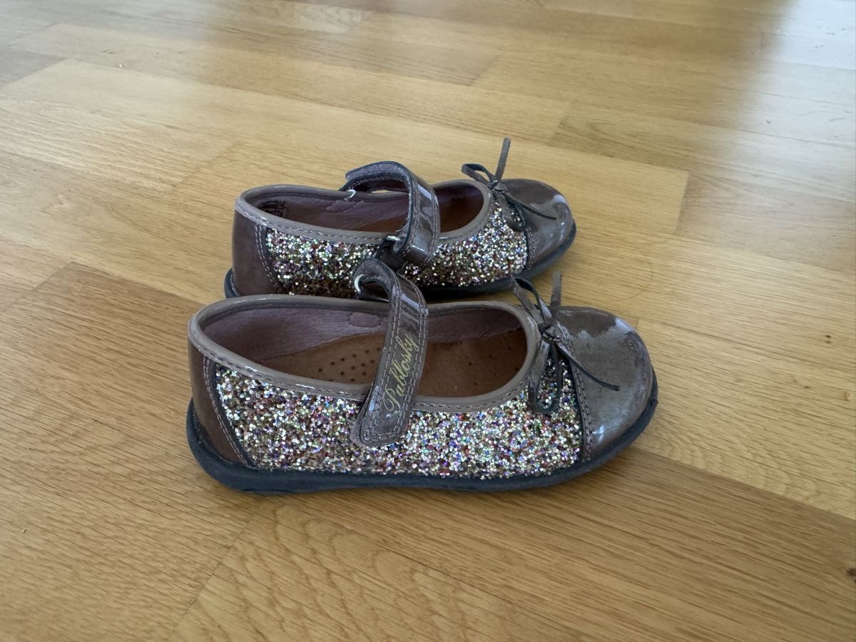 Schuhe für Mädchen: Pablosky Ballerinas glitzer braun Grösse 24 – Gebraucht aus Zürich von wtpooh 3