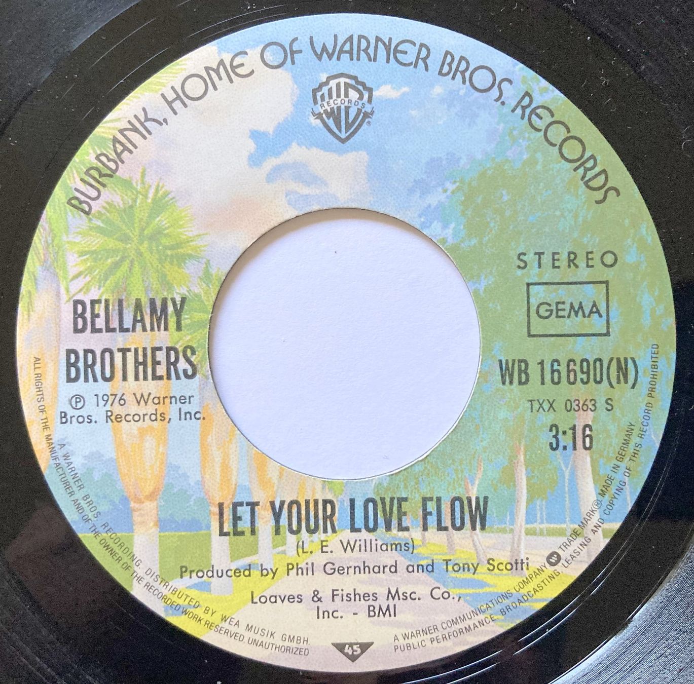 Dischi in vinile: BELLAMY BROTHERS - LET YOUR LOVE FLOW – Usato da Bottens venduto da hotter-than-hell 2