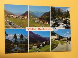 AK Valle Bedretto mehrbildrig Autos Datum Stempel