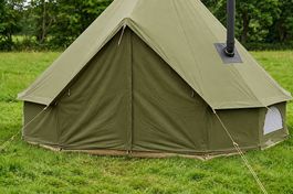 Tente Glamping 6m Coton - Neuf avec ouverture poêle