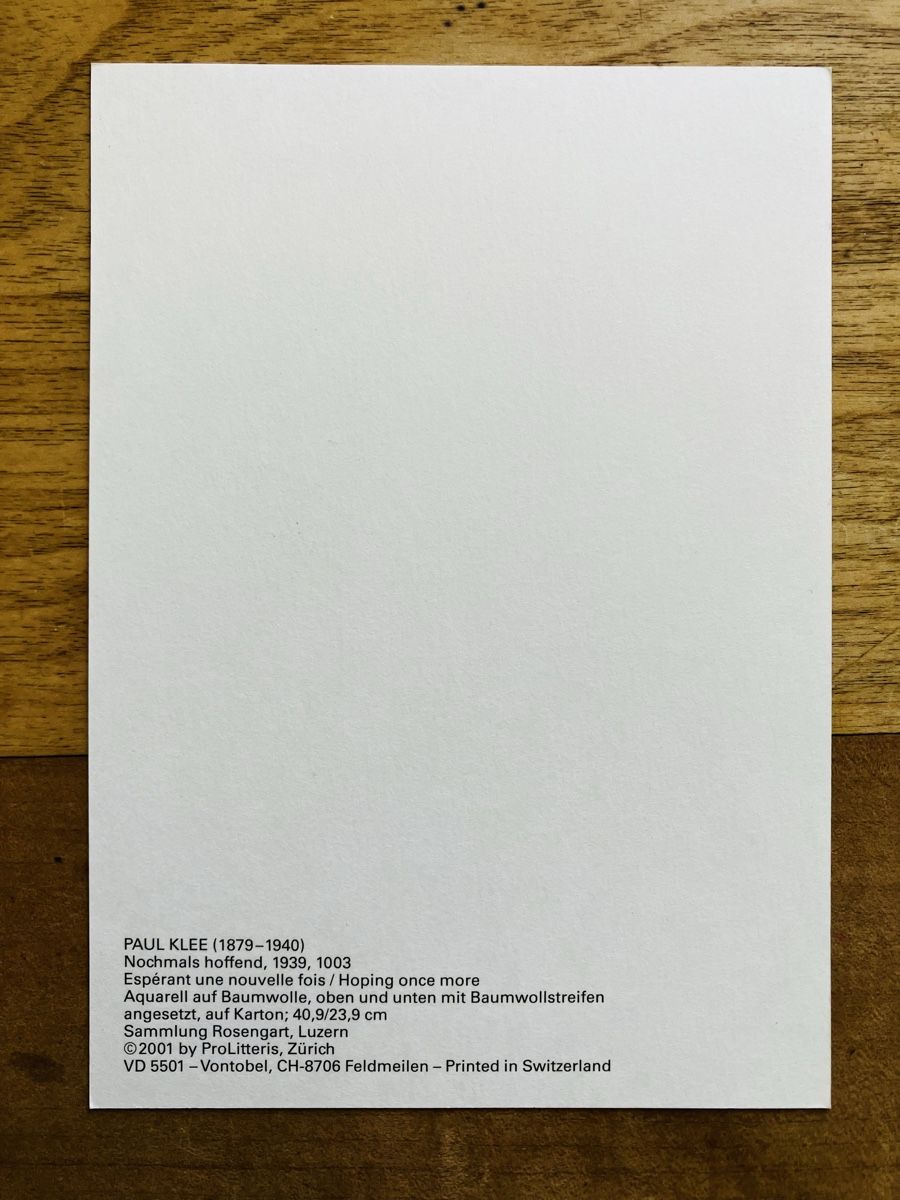 Cartes postales: AK Klee – Neuf (Voir description) à Buchs AG par Allerleis 1