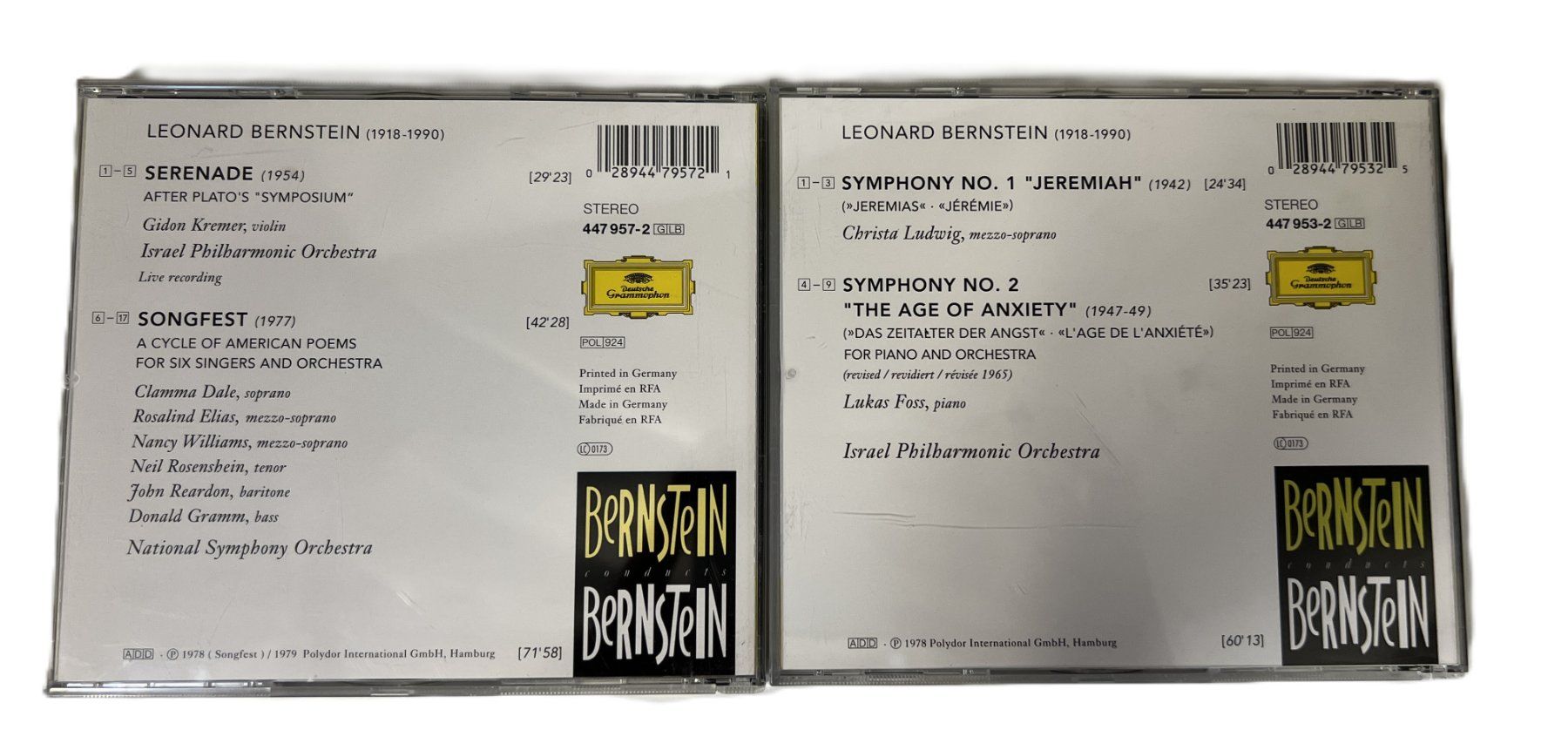 CD: Leonard Bernstein CD Set – Usato da Zürich venduto da Drahtzug 1