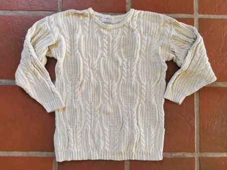 Advance by Josephine Rauch; beige Grobstrick-Pullover Gr. 36