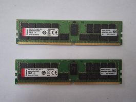 2× 32 GB Kingston Server RAM DDR4 ECC Registered = 64 GB