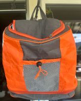 Kühltasche Rucksack orange neuwertig,musste aber genäht werd