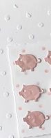Neues Stanzschablonen-Set 2 kleine Glücks-Schweinchen