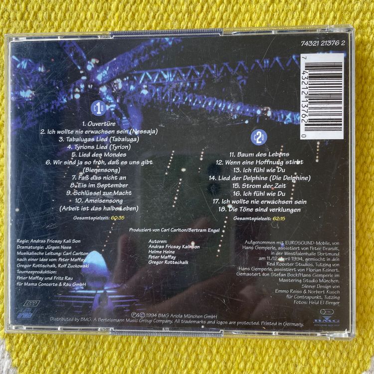 PETER MAFFAY-2CD TABALUGA UND LILLI LIVE! (Gebraucht) in ...