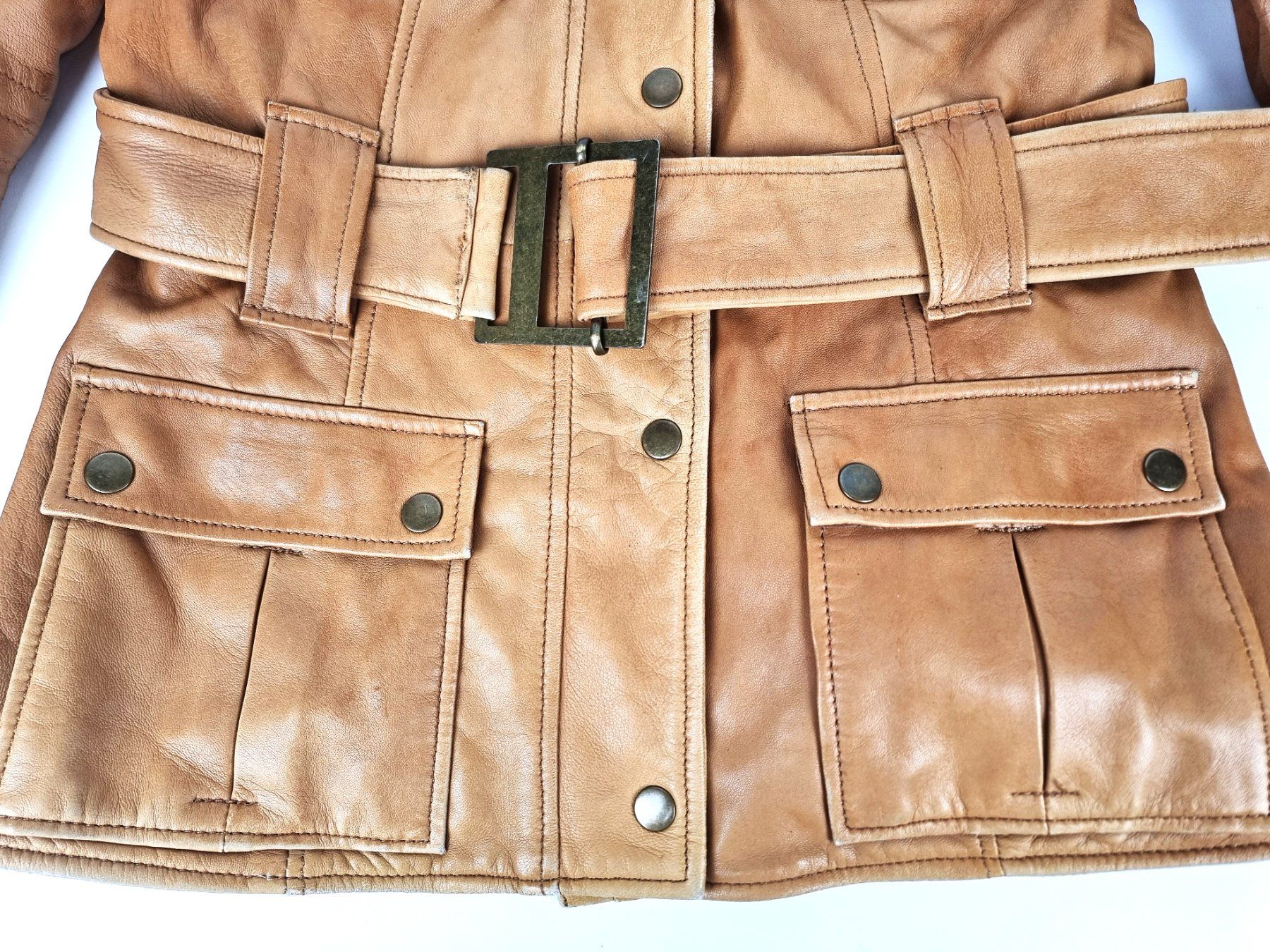 Zara Jacken: Zara Basic Lederjacke – Gebraucht aus Urtenen-Schönbühl von Restwert_Schoenbuehl 4