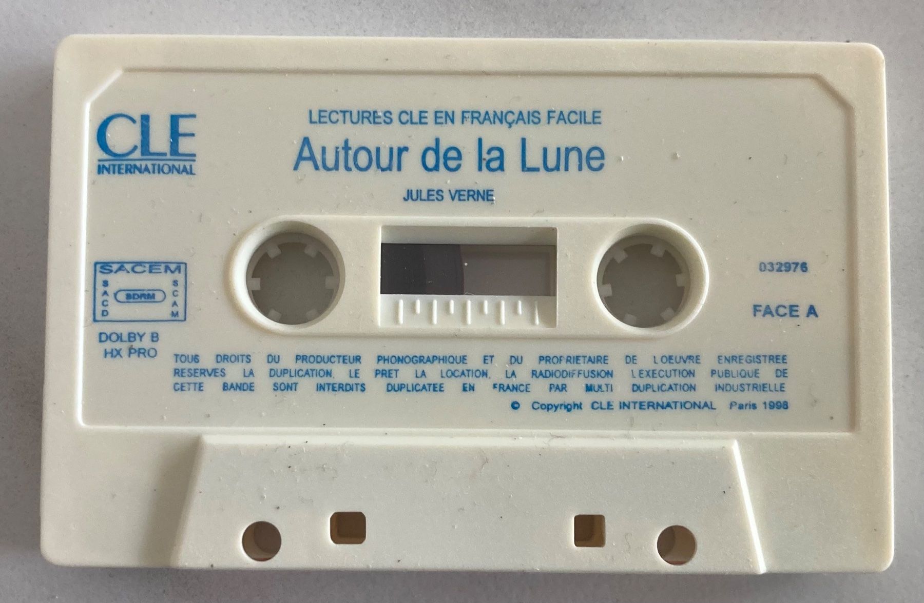 Musicassette: JULES VERNE - AUTOUR DE LA LUNE – Usato da Poliez-Pittet venduto da Newtown-Records 2