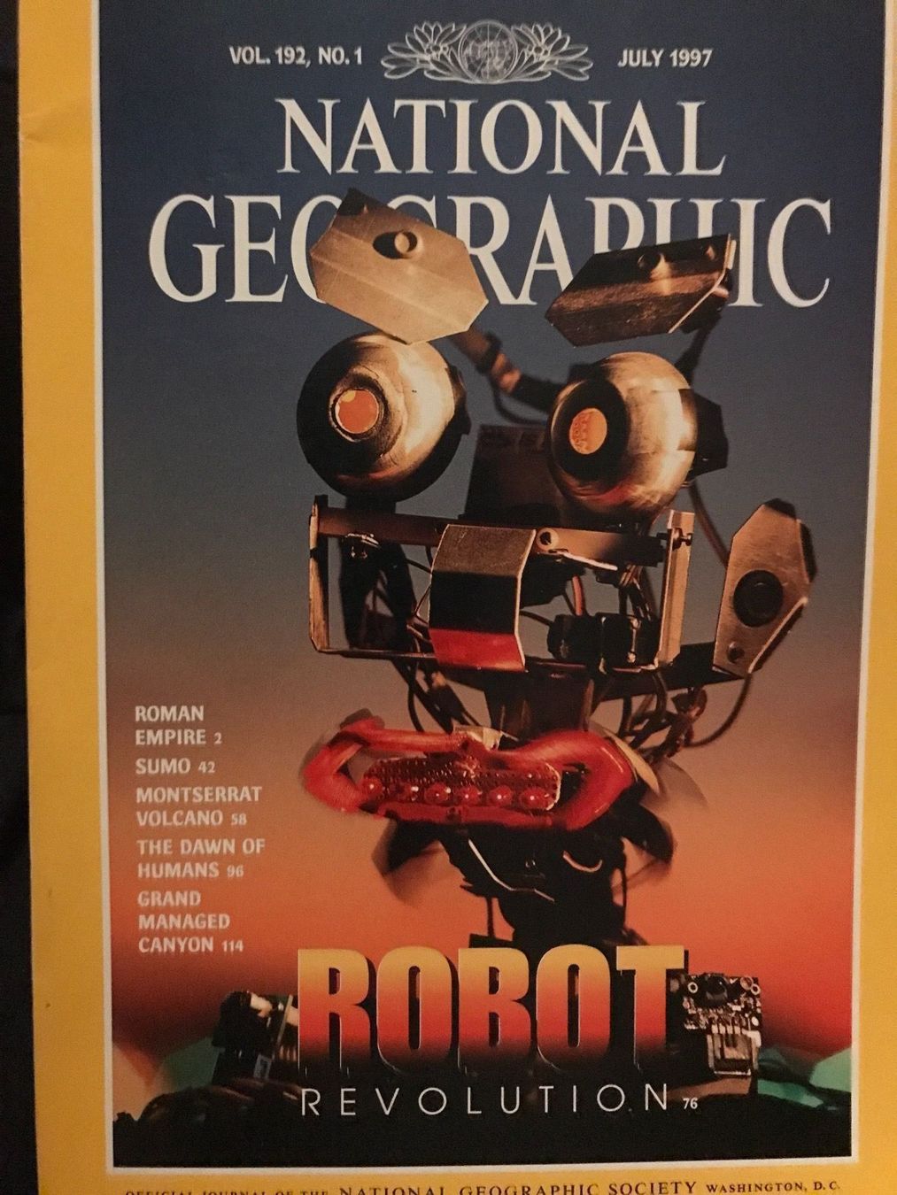 Revues & Magazines: National Geografic , 1997 Robot – D'occasion à Baden par swiss-alps