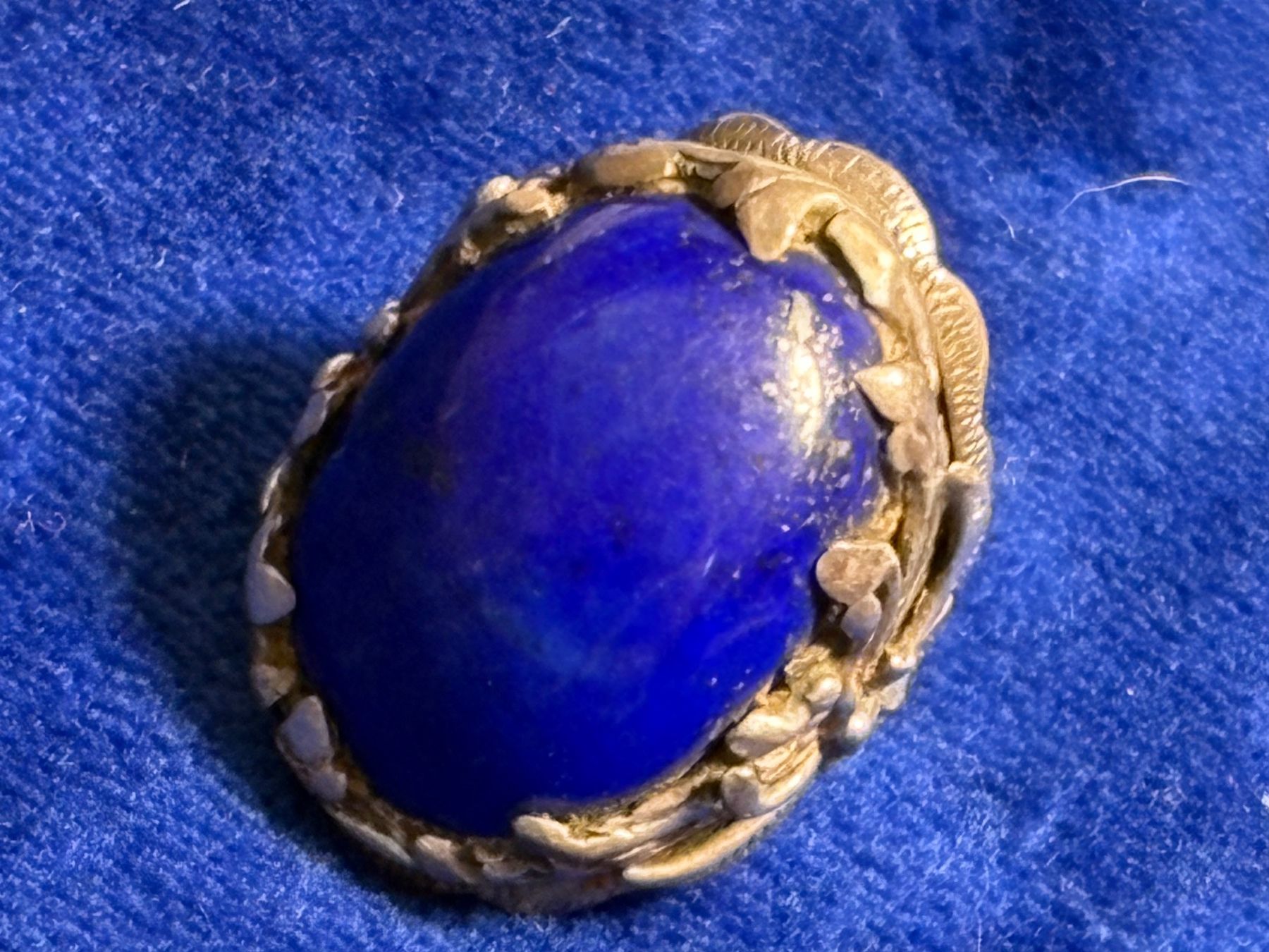 Ringe: Wunderschöner Silberring mit Lapis, Grösse 15, also 17.2 Mil – Gebraucht aus St. Peterzell von verena40 5