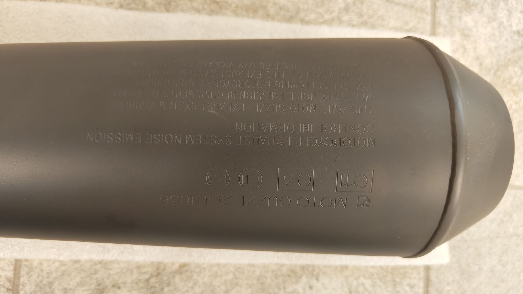 Moto Guzzi Sistemi di scarico: Moto Guzzi V7 III - Original Auspuff – Usato da Siebnen venduto da l.forster 1