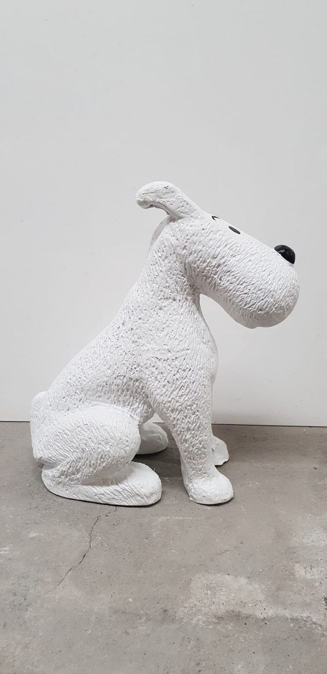 Statuette: Tintin Deko Hund – Nuovo e nell'imballaggio originale da Bern venduto da zwirbelch 3