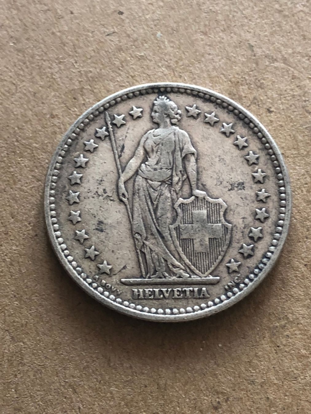 Toutes les monnaies: 2 Fr. 1921 – D'occasion à Schötz par Odpa 1