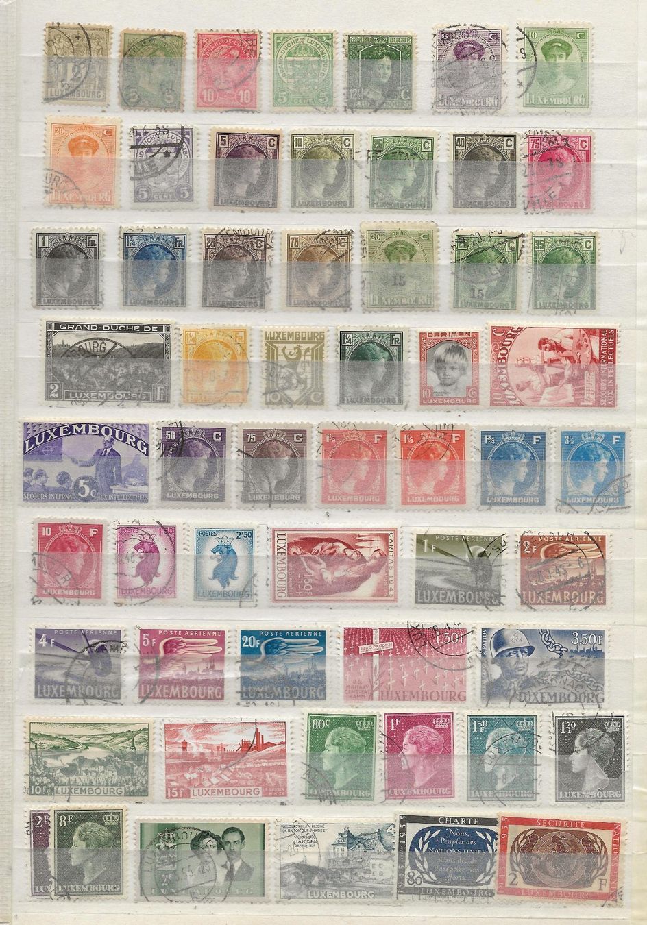 Tutti i francobolli: Luxembourg Lot 1882 ... – Usato da Sion venduto da PierreP01