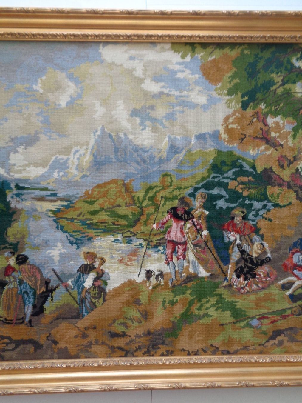 Cornici: Grosser Goldrahmen - Gobelin Jugendstil – Usato da Chur venduto da omonia 2