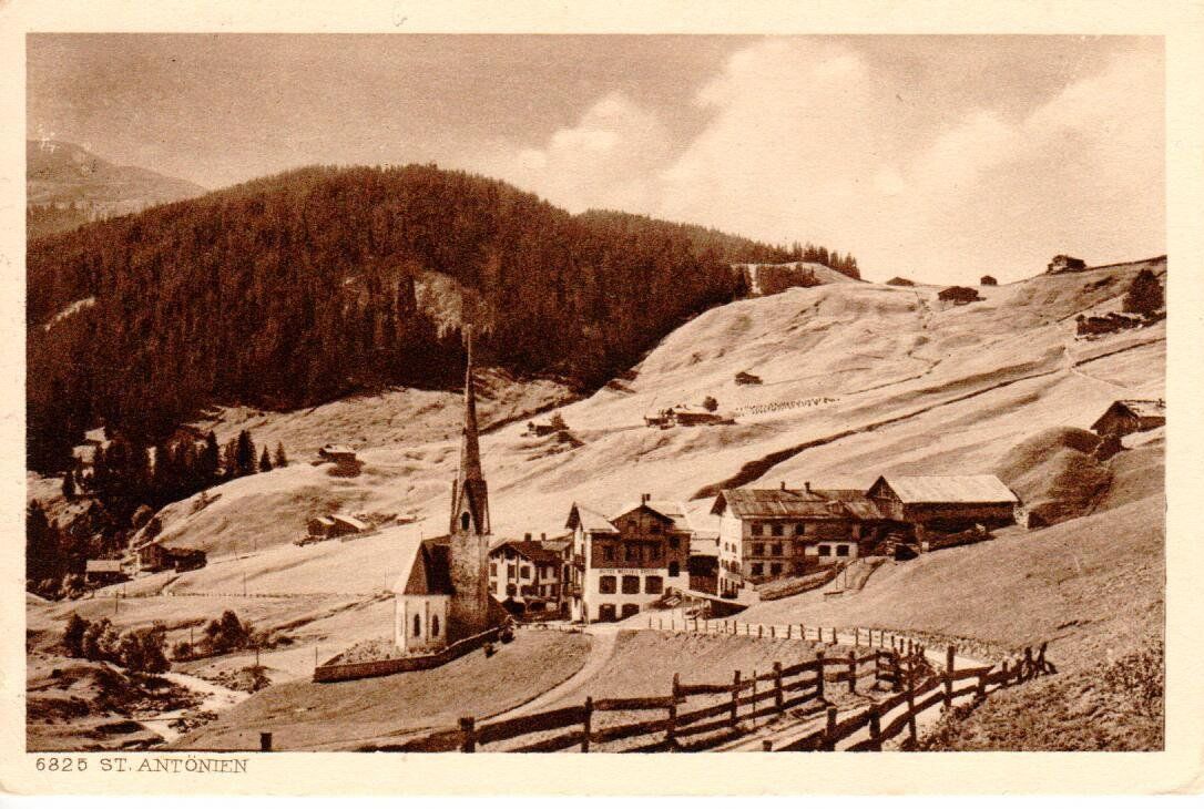 Cartoline postali: St. Antönien  1929 – Usato da Wolhusen venduto da Curver9
