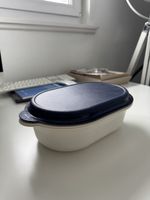 Tupperware Frischhaltebox, Blau/Weiss, Top-Zustand!