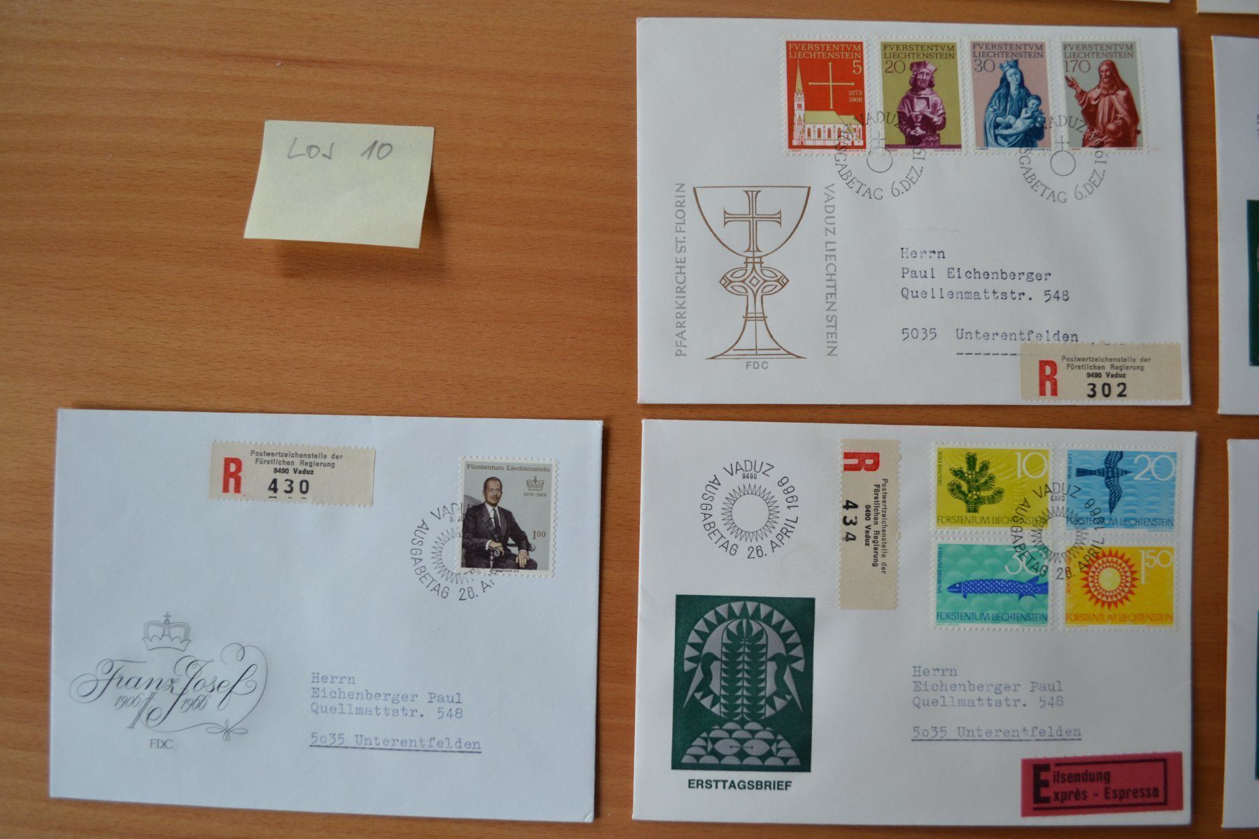 Alle Briefmarken: Brief FDC – Gebraucht aus Beinwil am See von kajak55 3