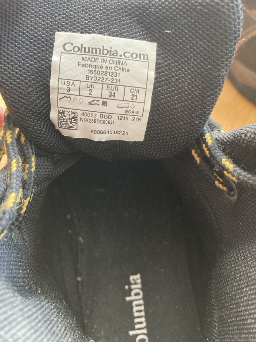 Columbia Scarpe per ragazzi: Wanderschuhe Gr. 34 Columbia – Usato da Zürich venduto da kiskinfam 1