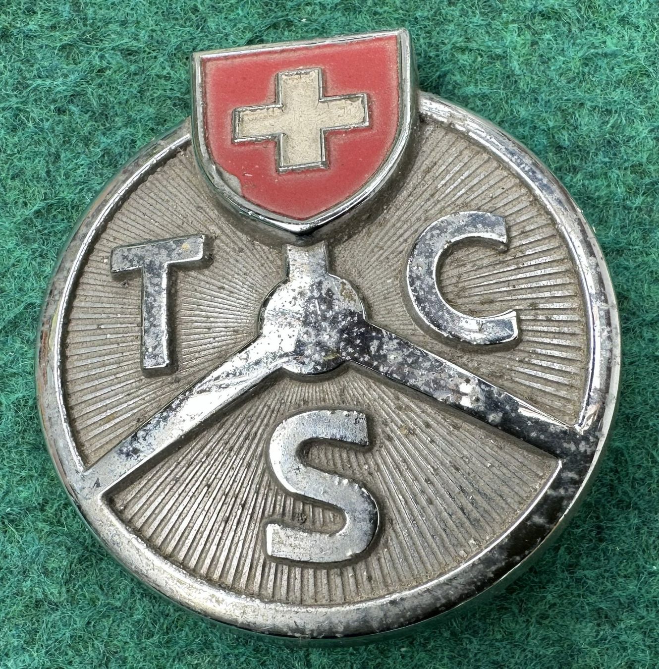 TCS Insegne: Alte TCS Plakette (Auto Deko) – Usato da Leibstadt venduto da hjk_2025