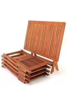Tische: +Gartensitzgruppe Akazien holz 5 Tlg – Neu und originalverpackt aus Amriswil von JaJa-Express 7