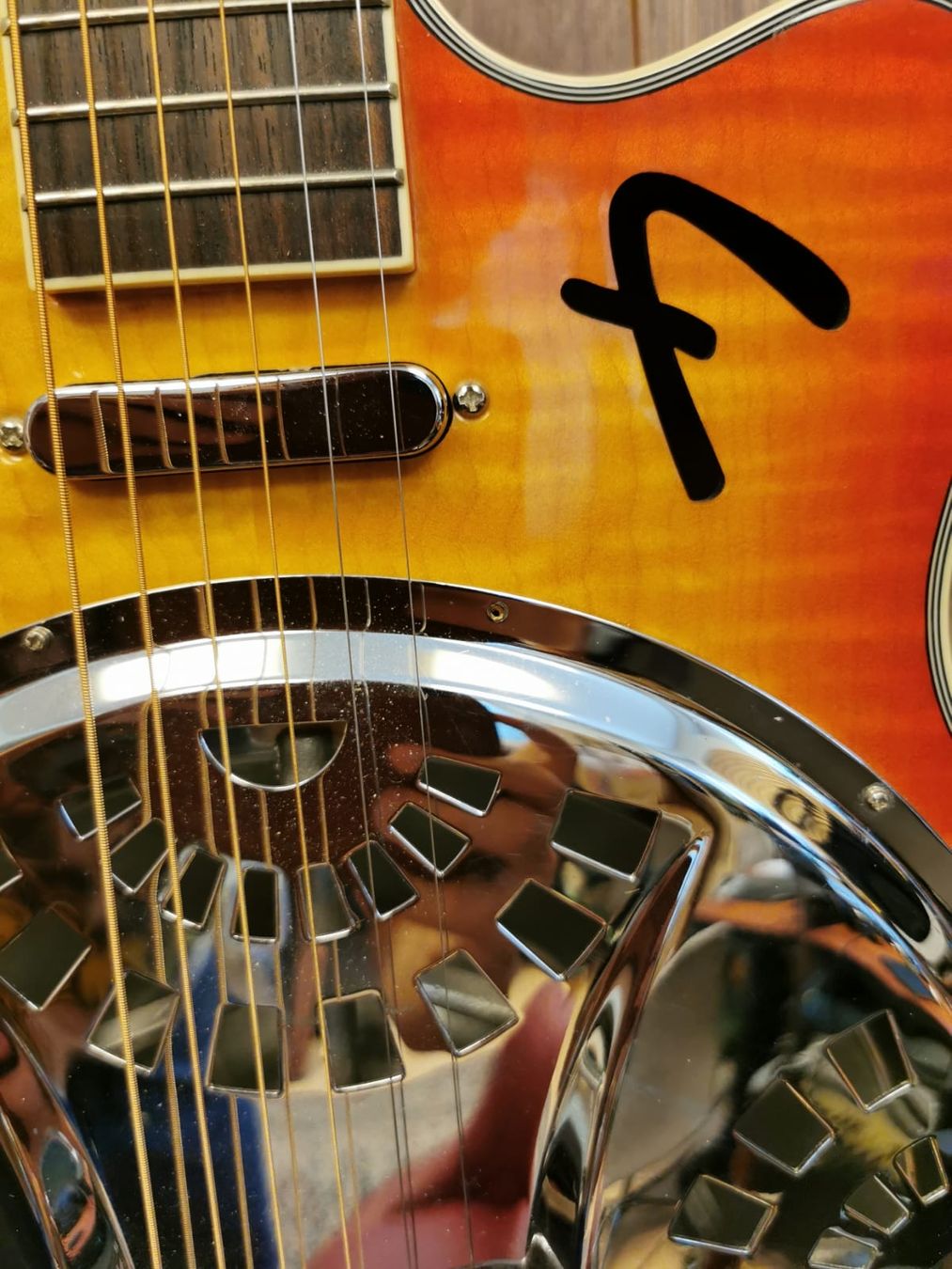 Fender Musikinstrumente: Fender FR50CE Resonator - Gitarre  – Gebraucht aus hinwil von Perlinchi 2