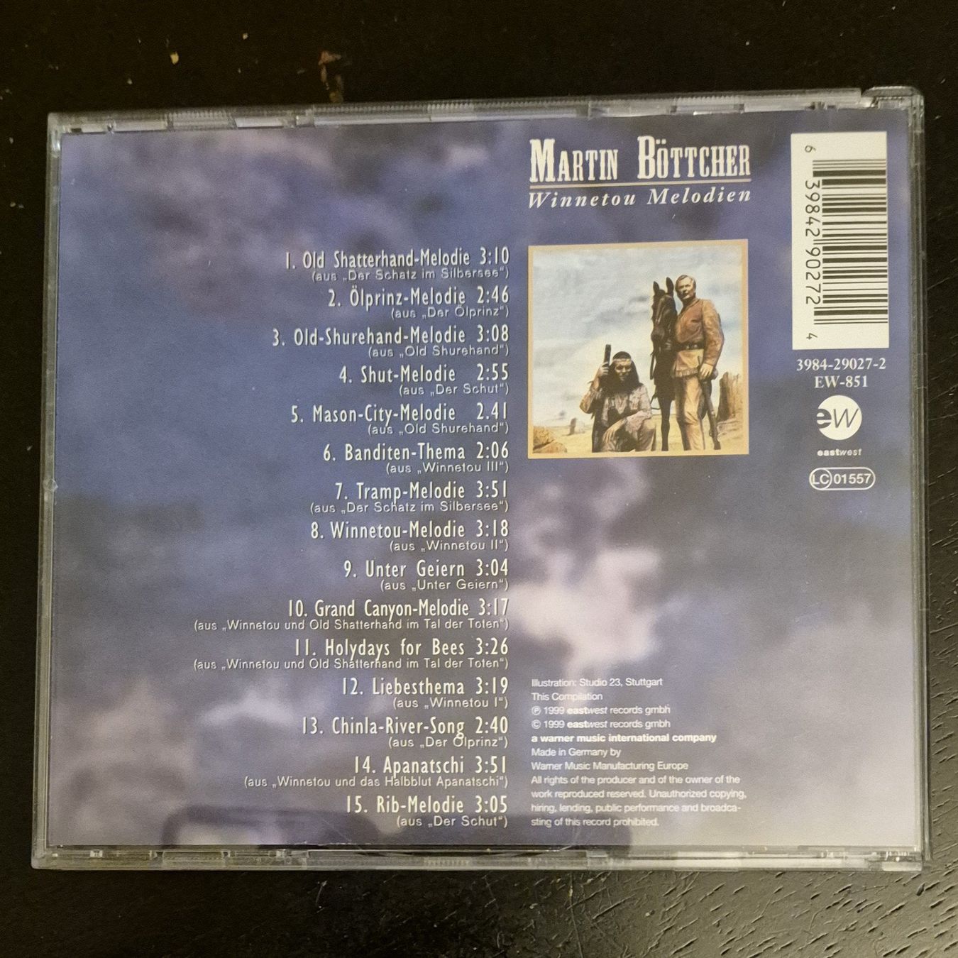 CDs: Winnetou Melodien / Martin Böttcher – Gebraucht aus Chur von dluli 1