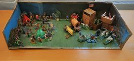 Sammlung Wild West Figuren, Indianer und Cowboys