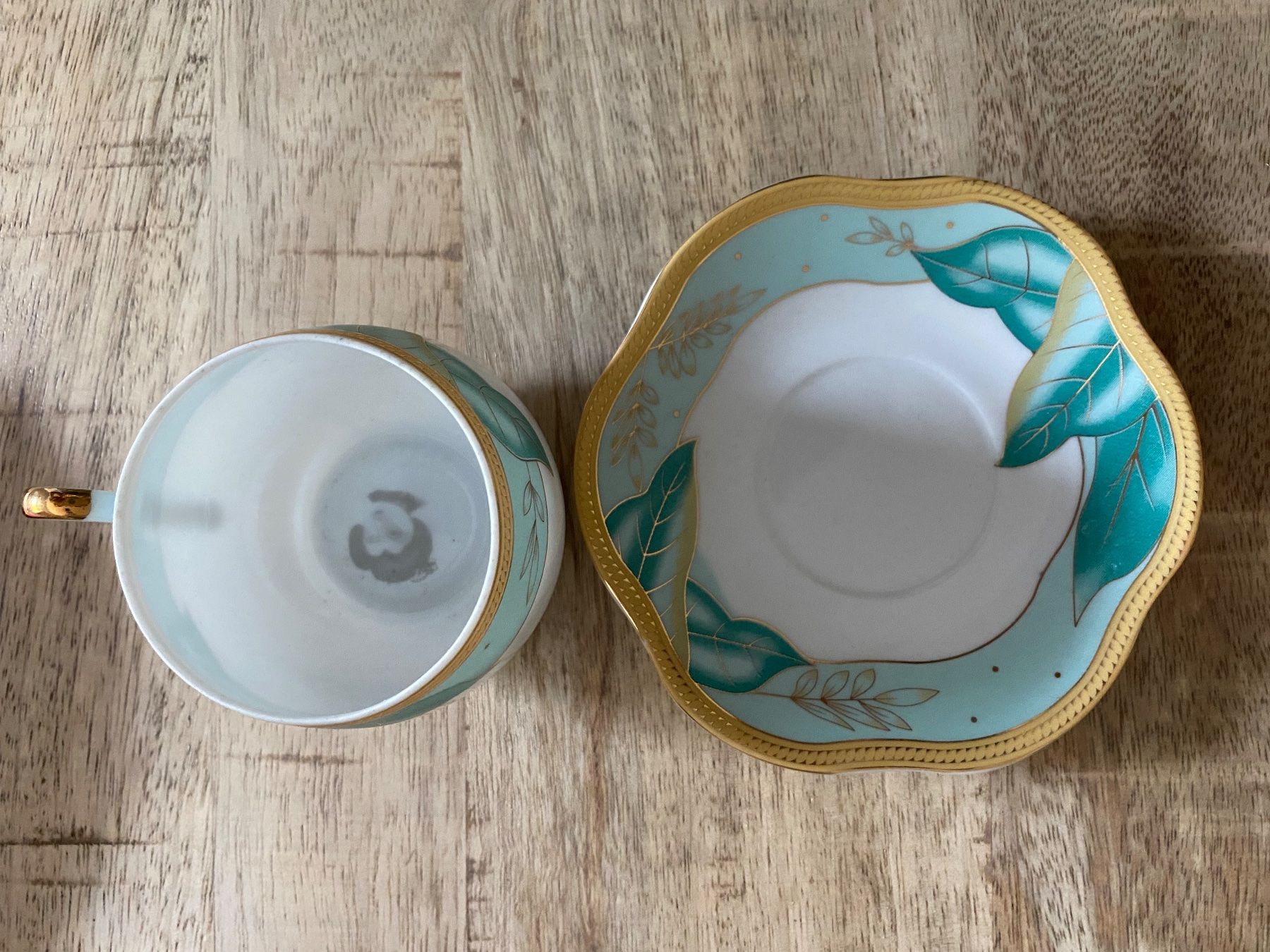 Services de table: Kaffee-Set, 3-teilig: Tasse, Teller, Löffel – Neuf (Voir description) à Winterthur par Elen 3