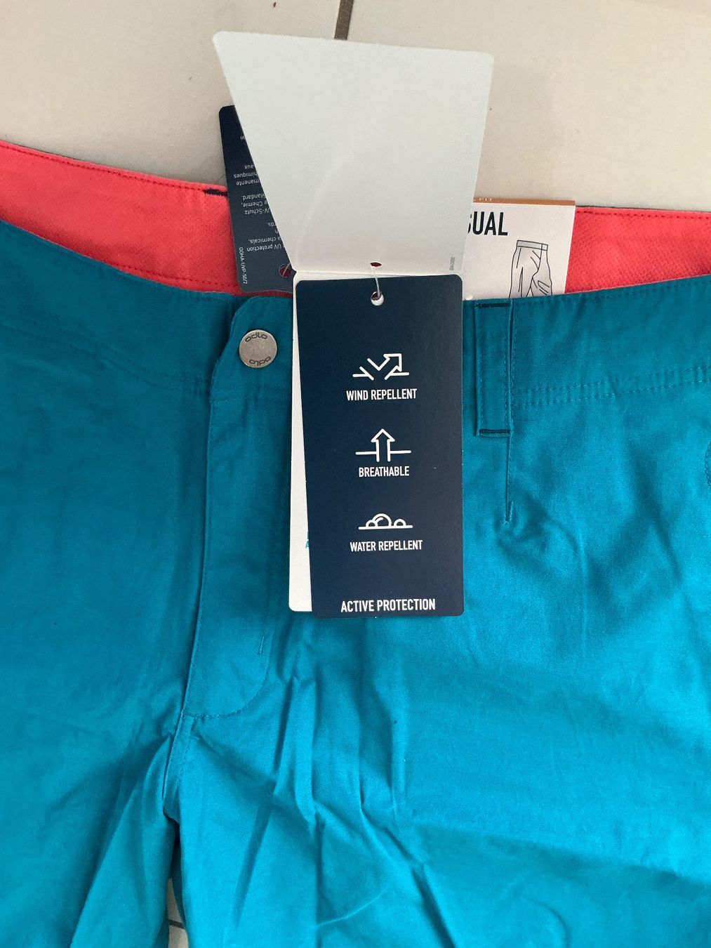 Odlo Pantaloni: Neue Odlo Shorts Gr.44 – Nuovo e nell'imballaggio originale da Biel-Benken BL venduto da Sahra1 2
