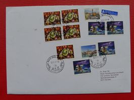 2011, philatelistische, einmalige Buntfrankatur +Vignetten