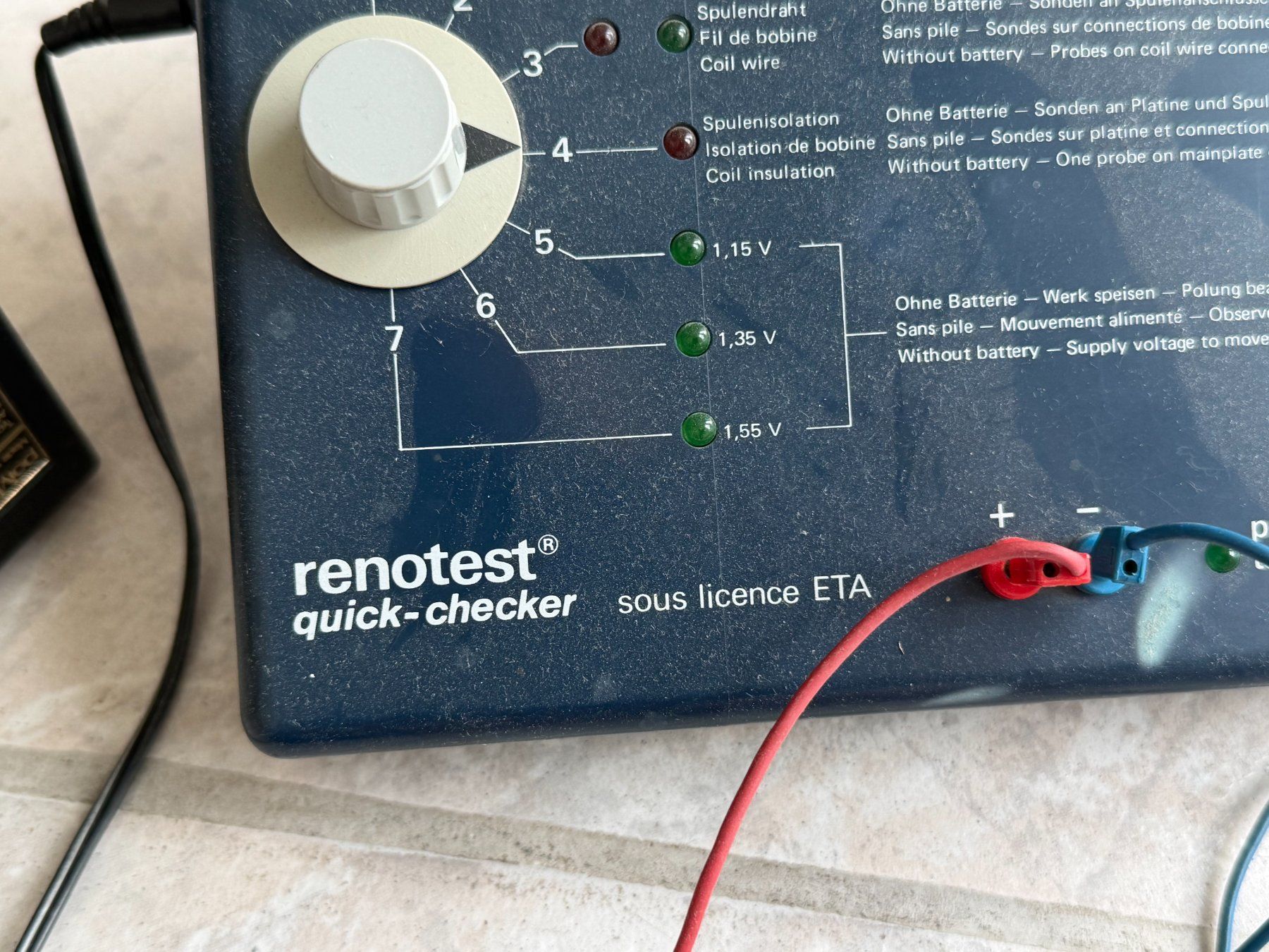 Tous les outils: Renotest Quick-Checker ETA Portescap – D'occasion à Worblaufen par chronyves 1