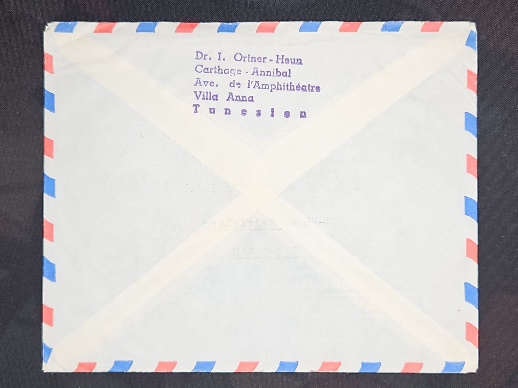 Tutti i francobolli: CL25 Enveloppe + Timbre Tunisie 1968 – Usato da Cousset venduto da Patrick_Collections 1