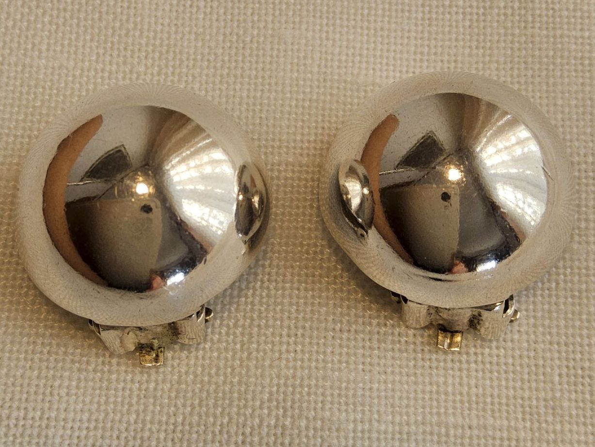 Ohrringe & -stecker: Vintage Top 800er Silber Ohrclips – Gebraucht aus Zürich von helsan