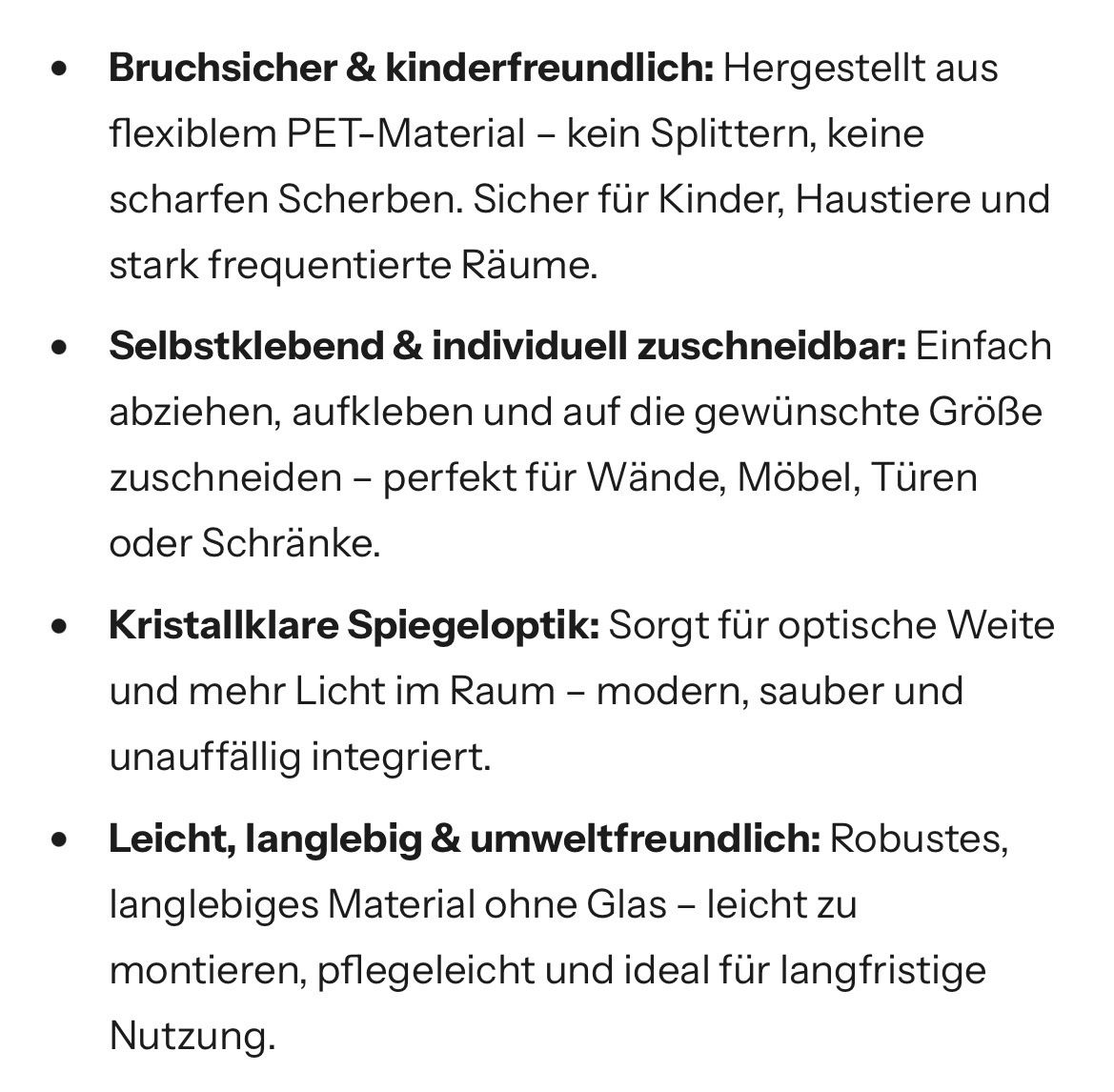 Sonstige Dekorationen & Accessoires: Spiegelfolie selbstklebend – Neu (gemäss Beschreibung) aus Züberwangen von ire_x8jt 2