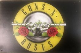 Guns'n'Roses Blechschild Metallschild November Rain Axel