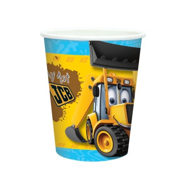 Alle Dekorationen: Bagger / Pappbecher 0.266l – Neu und originalverpackt aus Wetzikon ZH von partyonlineshop