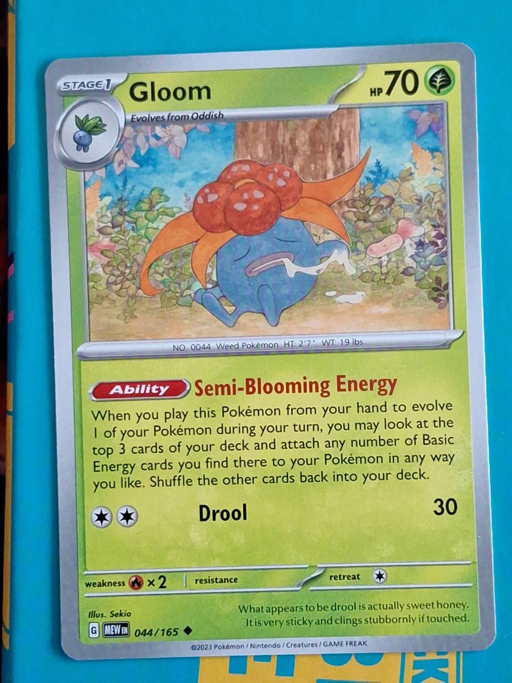Pokémon Carte collezionabili: Gloom - Pokemon Mew 151 Englisch – Usato da Altstätten SG venduto da GGsGameshop