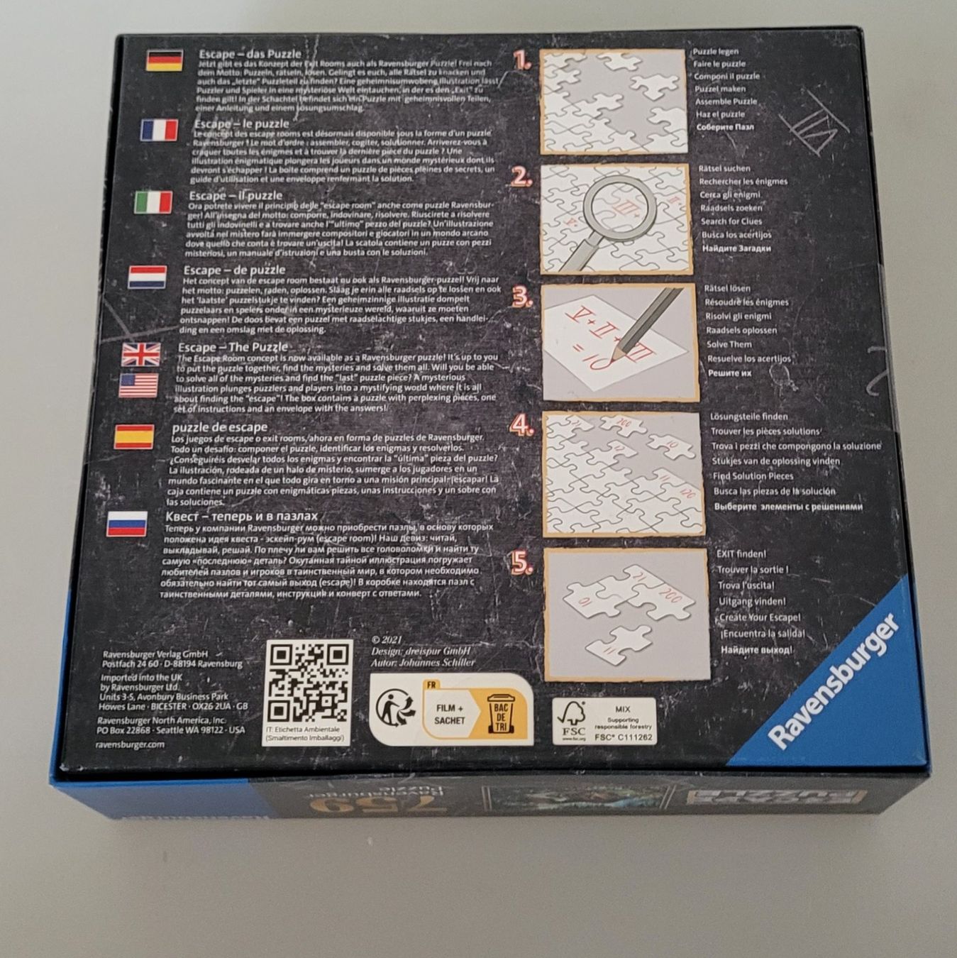 Ravensburger Puzzles: Escape Puzzle Drachen 759 Teile Neu – Neu und originalverpackt aus Oberuzwil von aseinkaufswelt 1