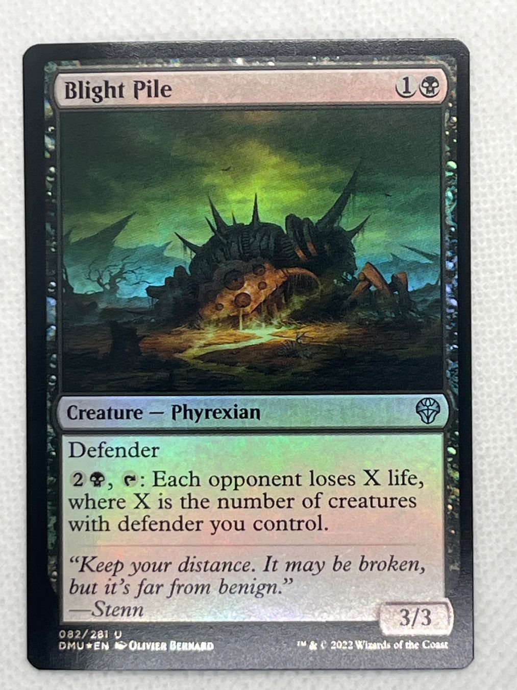 Magic The Gathering Carte collezionabili: MTG Blight Pile DMU 082 Englisch Common Foil – Usato da Hinterkappelen venduto da Kim1992