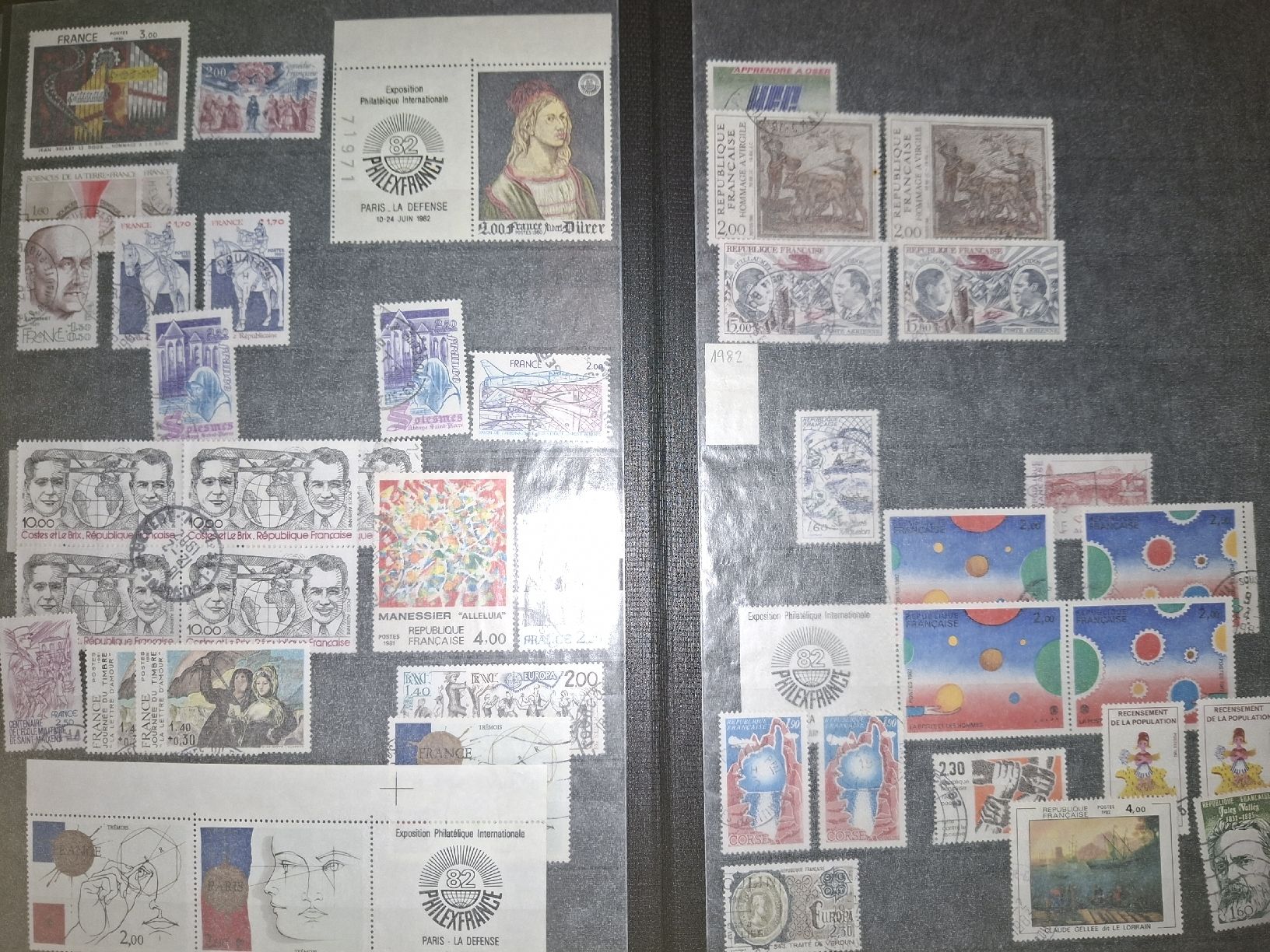 Tutti i francobolli: Briefmarkensammlung Frankreich eher Dubletten  – Usato da Balgach venduto da SIMEON27 6