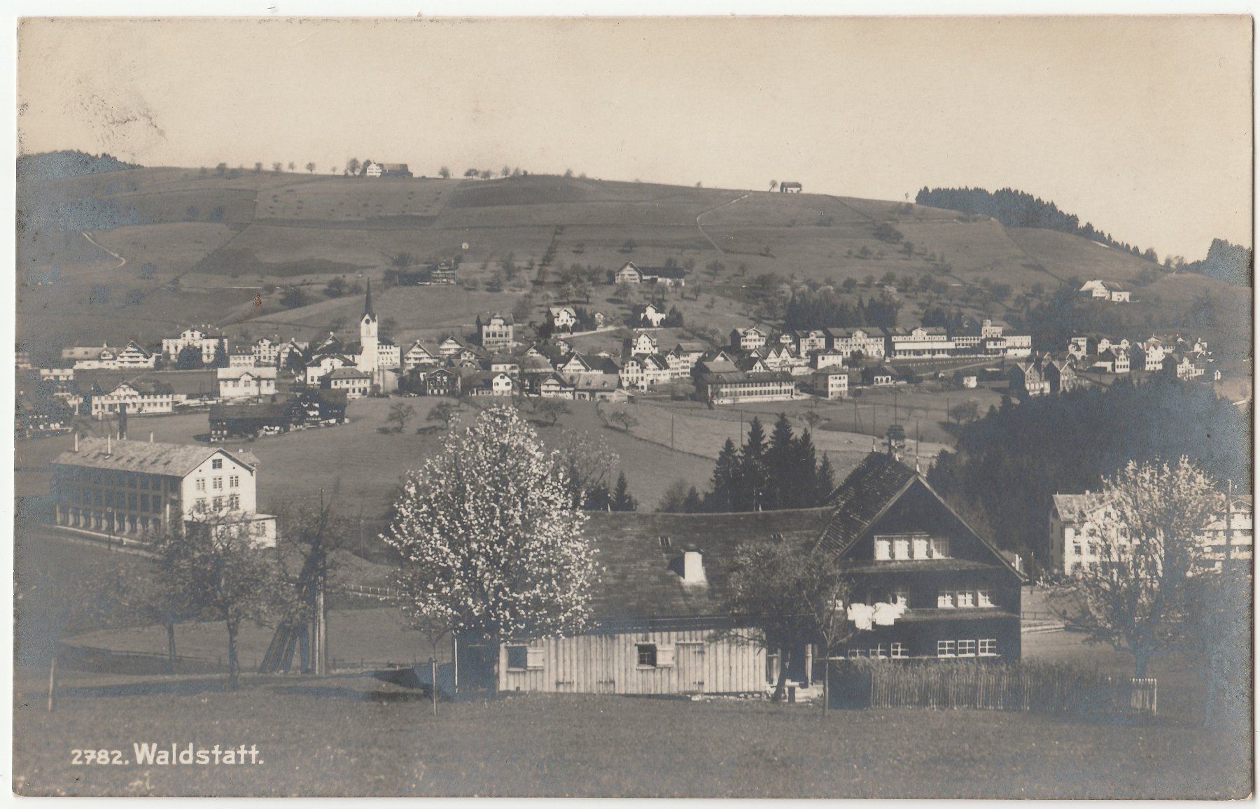 Cartoline postali: Waldstatt - (1918) – Usato da Fällanden venduto da Blausegelfliege 2