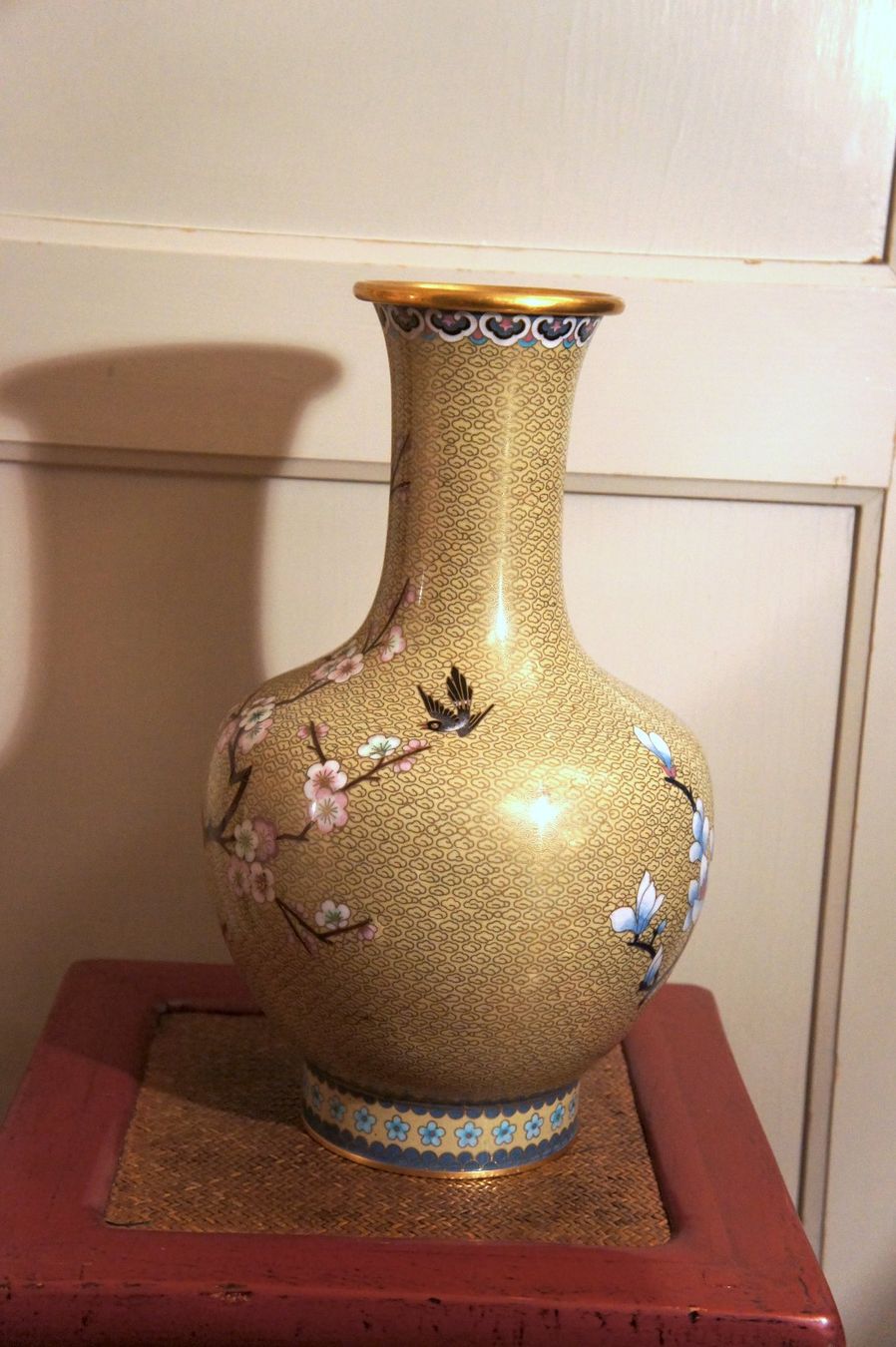 Vasi & Recipienti: XXL Cloisonnée Vase mit Kirschblütendekor – Usato da Lugano venduto da lussy1717 4