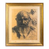 Luigi Taddei (1898-1992) Kohle auf Papier 1922