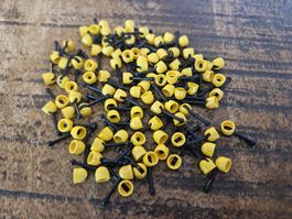 lego 4592c02 lot de 100 pièces Yellow Antenna Small Base