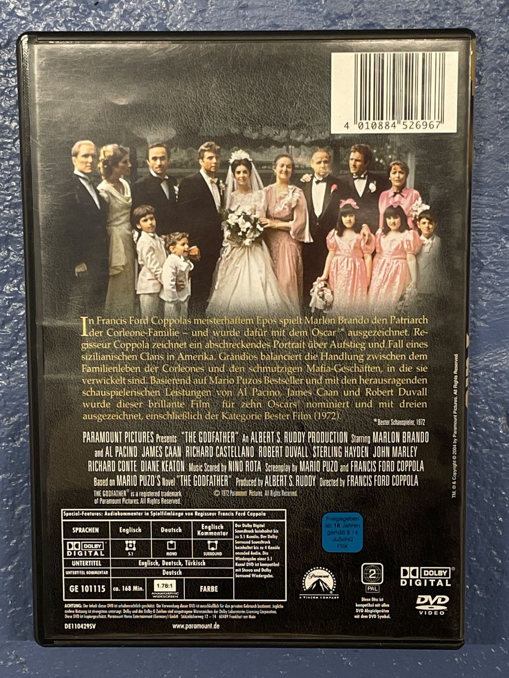 Tutti i DVDs: [DVD] Der Pate (1972) – Usato da Frasnacht venduto da GracyStore 1